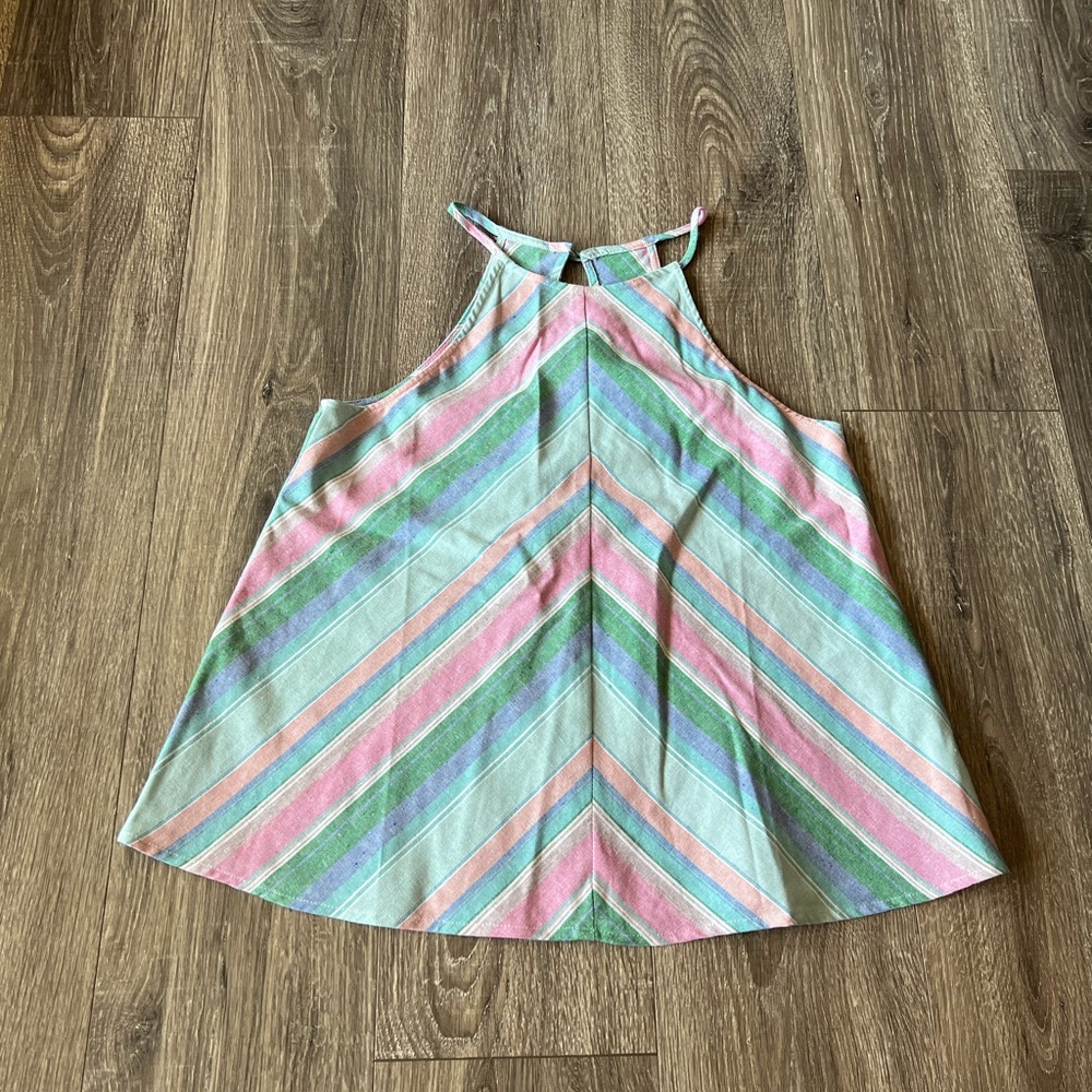 Colorful Linen shirt NWT Large